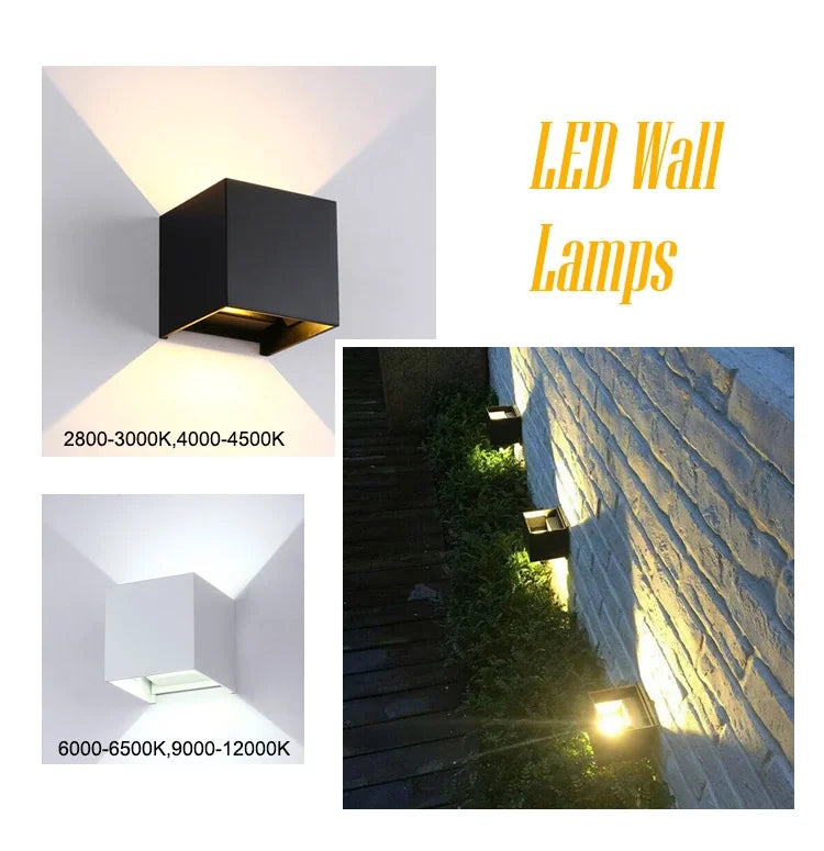 Cubo - Aplique de pared LED